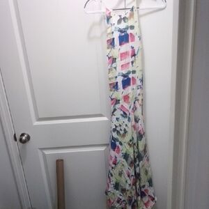 Joie Cactus Bloom Halter Maxi Dress
